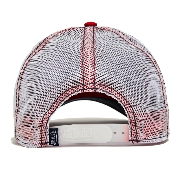 VON DUTCH NAVY WITH RED TRUCKER HAT - Picture 3 of 5
